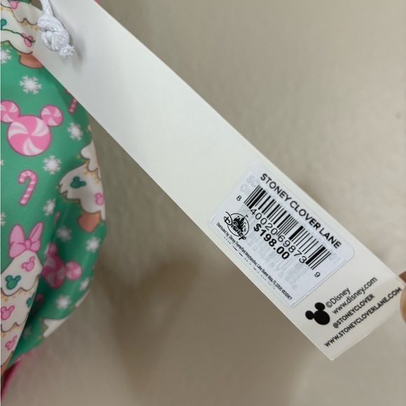 Disney Stoney Clover Christmas Tree Pink and Green Backpack for Child - Picture 9 of 12